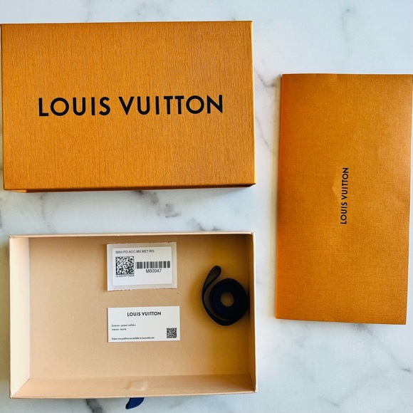 (Sold) NEW - Louis Vuitton Mini Pochette Accessoires, Rose Gold - Picture 9 of 11